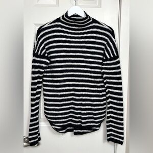 Express Striped Turtleneck Sweater